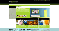 Desktop Screenshot of mygiantwall.com